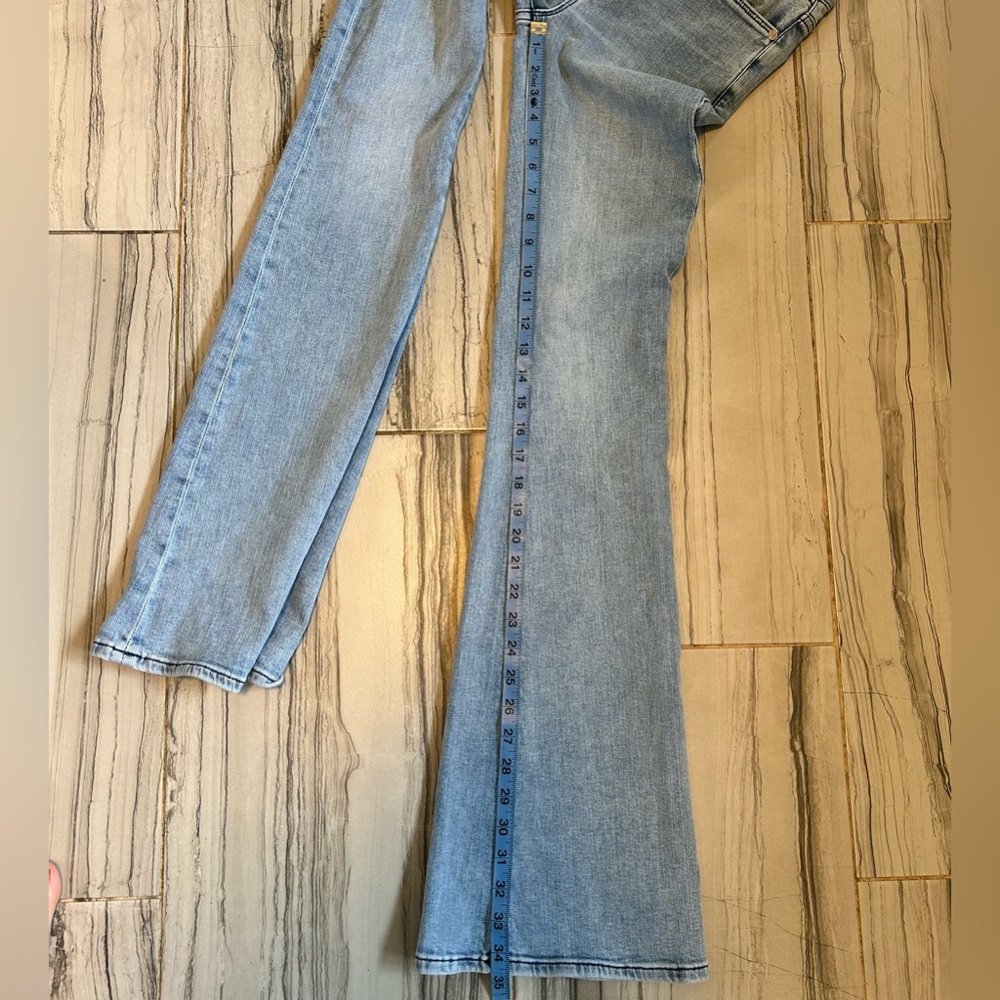 Frame Le High Flare High Rise Stretch Flare Jeans - Picture 10 of 16